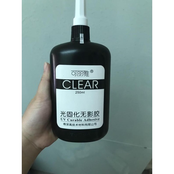 Keo UV Dán Mica Trong Suốt 250ml