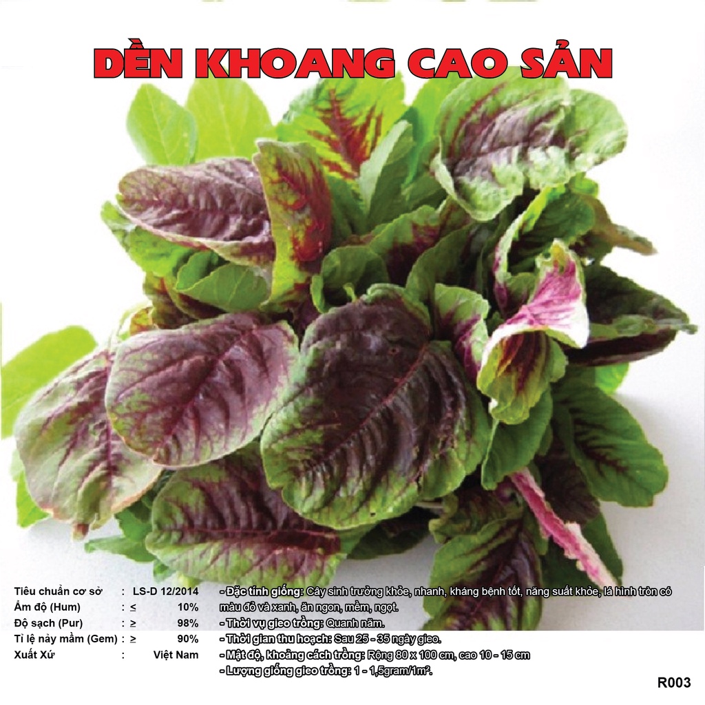 Hạt Giống Rau Các Loại Theo Mùa Cây Khoẻ Mạnh Hạt Nẩy Mầm Tốt Trọng Lượng Từ 5 Gram - 50 Gram