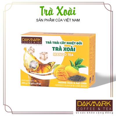 Trà trái cây nhiệt đới vị xoài TDQ - Hộp 10 gói x20gram | BigBuy360 - bigbuy360.vn