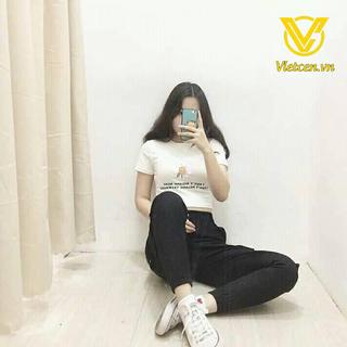 Áo croptop hoa cúc