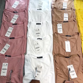 ÁO THUN CỔ TIM Zara ⚡️ NHẬP CODE: MEO24060 để hoàn 5% xu với đơn hàng trên 200k ⚡️