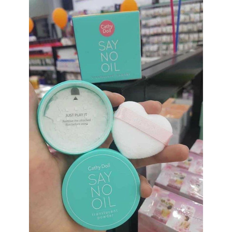 Phấn phủ kiềm dầu Cathy Doll Say No Oil Thái Lan (4,5g) | BigBuy360 - bigbuy360.vn