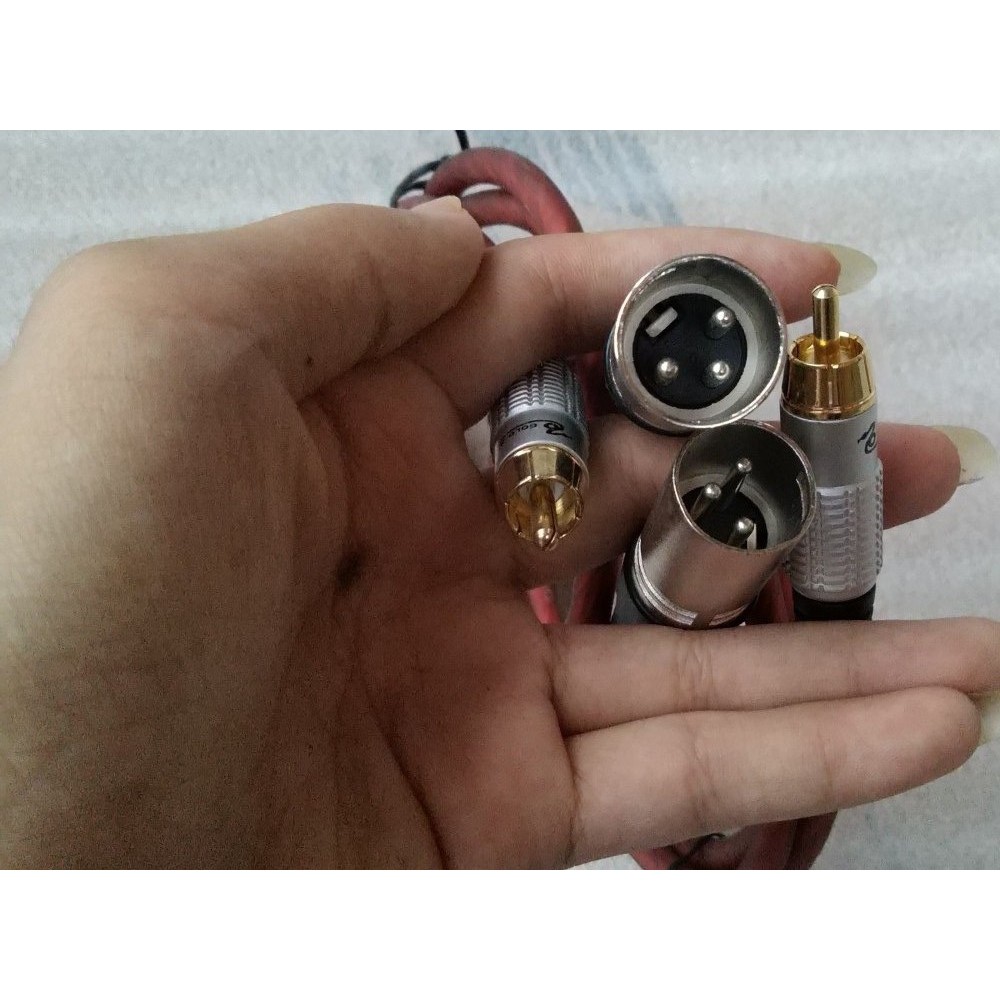 2 DÂY CHUYỂN ĐỔI TÍN HIỆU CANON ĐỰC RA AV BÔNG SEN - 1 MÉT