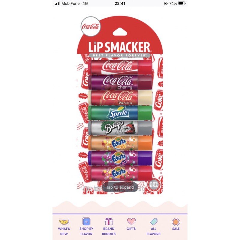 Son dưỡng môi lip smacker (có sẵn)