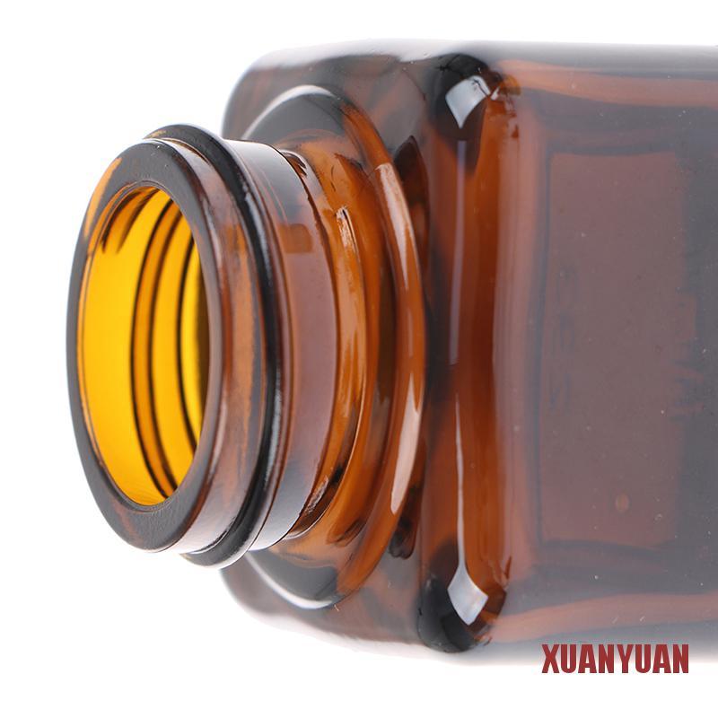 Xuan 1 Lọ Thủy Tinh Hình Vuông 15ml Màu Hổ Phách Đựng Kem Mắt