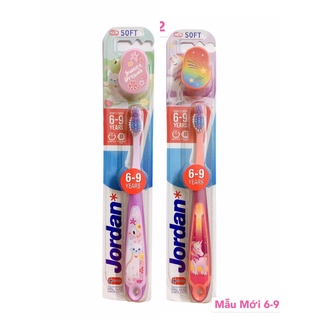 Combo 2 bàn chải đánh răng bé jordan step 3(6-9tuổi)