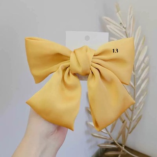 [P5166 - HIU ACCESSORIES]  Kẹp tóc nơ lụa tiểu thư bản to