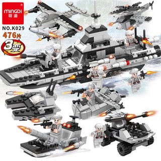 HÀNG CÓ SẴN Mẫu lắp ráp chiến tranh trên biển gồm tàu chiến máy bay mã số K029