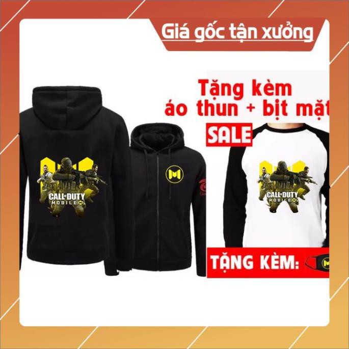 Áo khoác Call of Duty Mobile đẹp giá rẻ cực ngầu tặng kèm áo thun