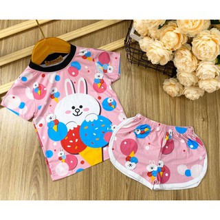 Bộ thun lạnh 3D cao cấp - đồ bộ nữ