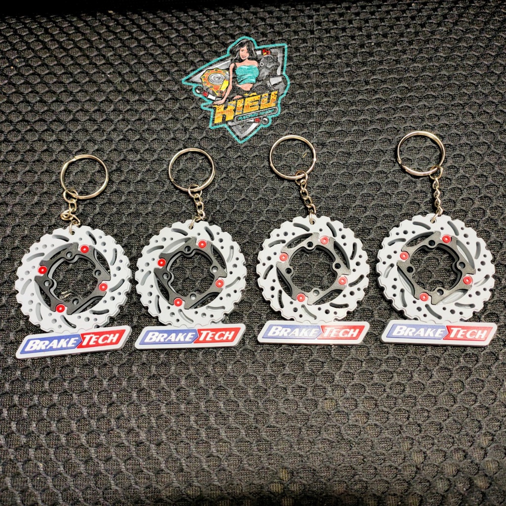 Móc Khóa Chữ Ohlins, Nitron, Mẫu Đĩa, YSS