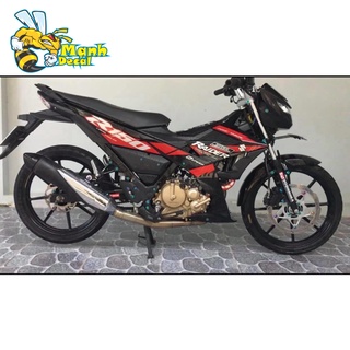 Ten rời xe raider fi đỏ đen