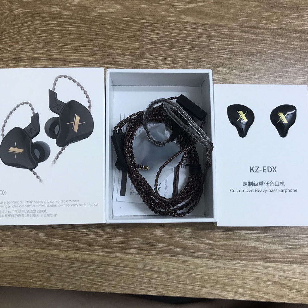 Tai nghe KZ EDX - nghe nhét tai thể thao KZ EDX 1 Dynamic Hifi Bass chống tiếng ồn