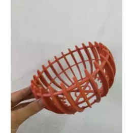 Chậu nhựa trồng lan hình quả bí phi 20cm