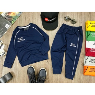 [SIZE NHÍ + ĐẠI + CỒ] SÉT BỘ THUN DÀI BÉ TRAI BASIC