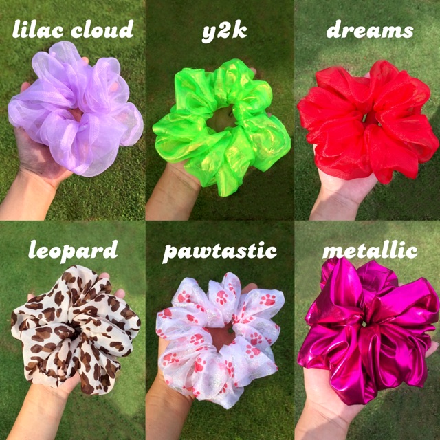 GIANT SCRUNCHIES | Cột tóc siêu to khổng lồ