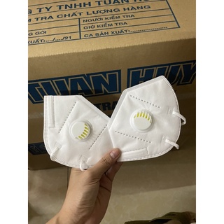 Combo 2 hộp khẩu trang n95 có van thở Tuấn Huy