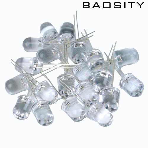 (Baosity) 20pcs 200mw 10mm Ir 1-chip Led 850nm Cam