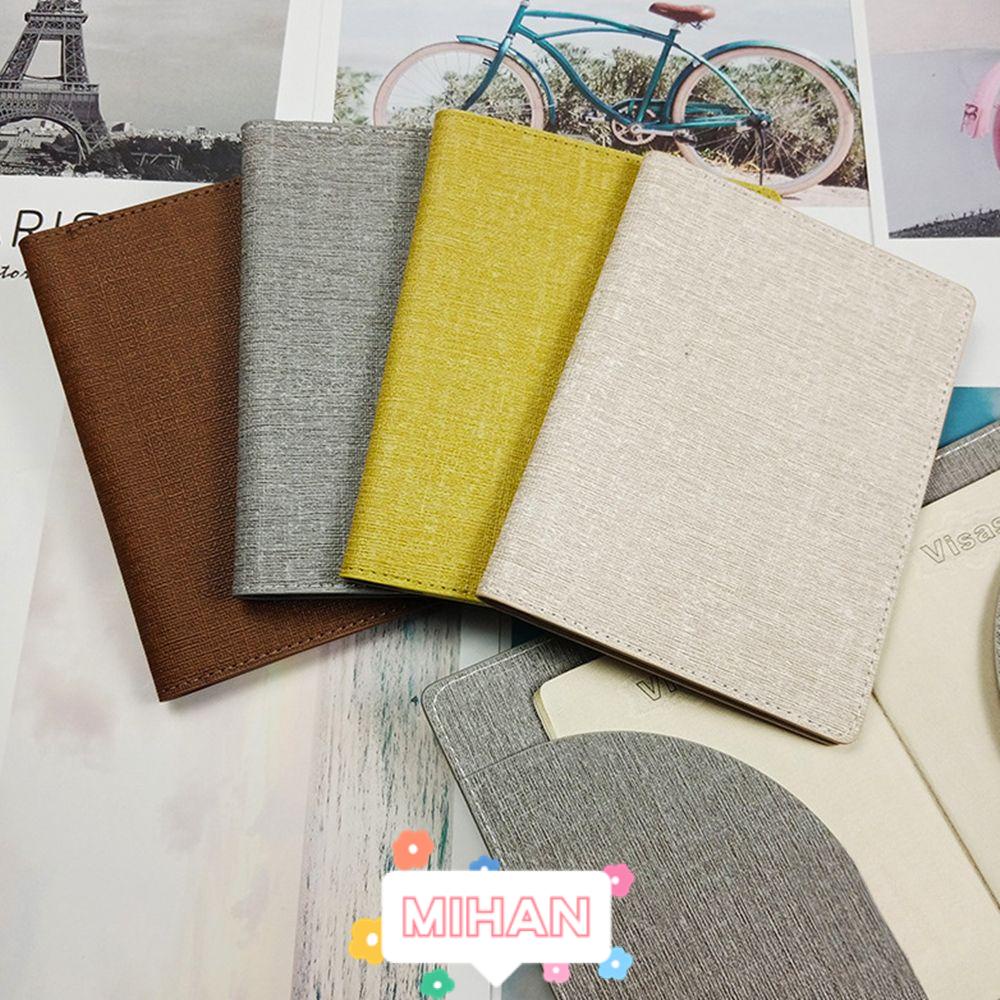 Vỏ Bọc Hộ Chiếu Chất Liệu PU Siêu Mỏng Chống Thấm Nước Thời Trang MIHAN1