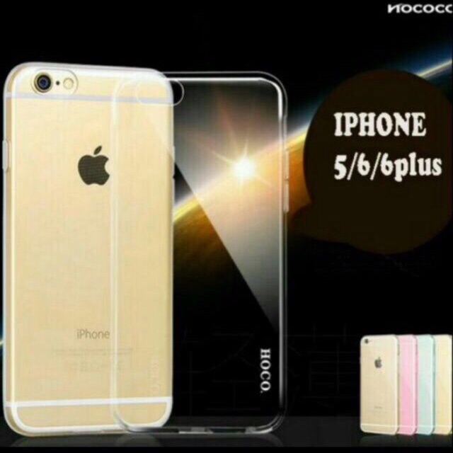 Ốp xilicol Chính Hãng HOCO ip5/6/6+/7/7+/8/8+