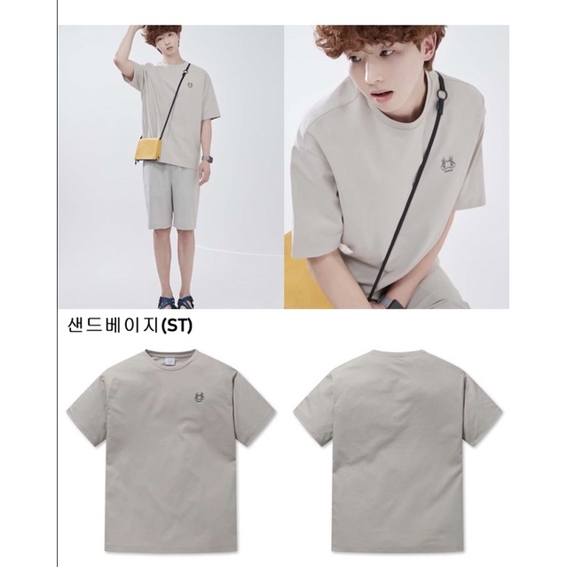 Áo phông thêu hoạ tiết unisex Hàn Quốc chính hãng