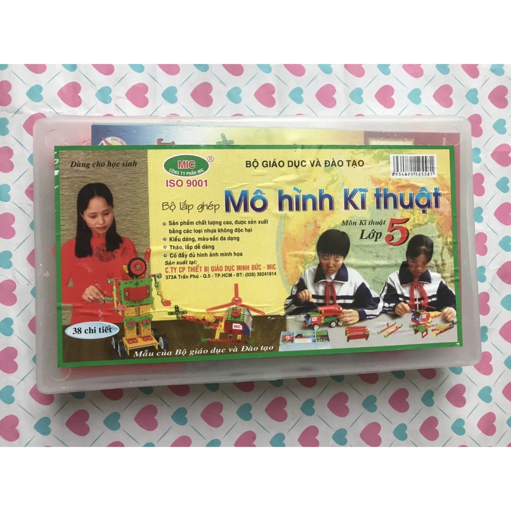 Bộ lắp ghép mô hình kỹ thuật lớp 5 – lắp ráp kỹ thuật nhựa cao cấp