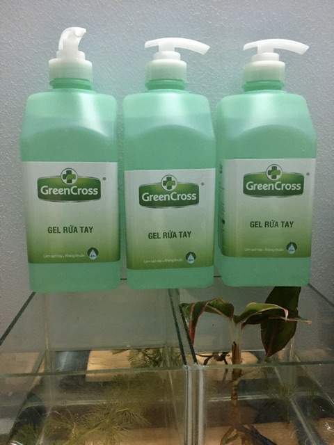 Gel/Nước rửa tay khô 500ml Green cross