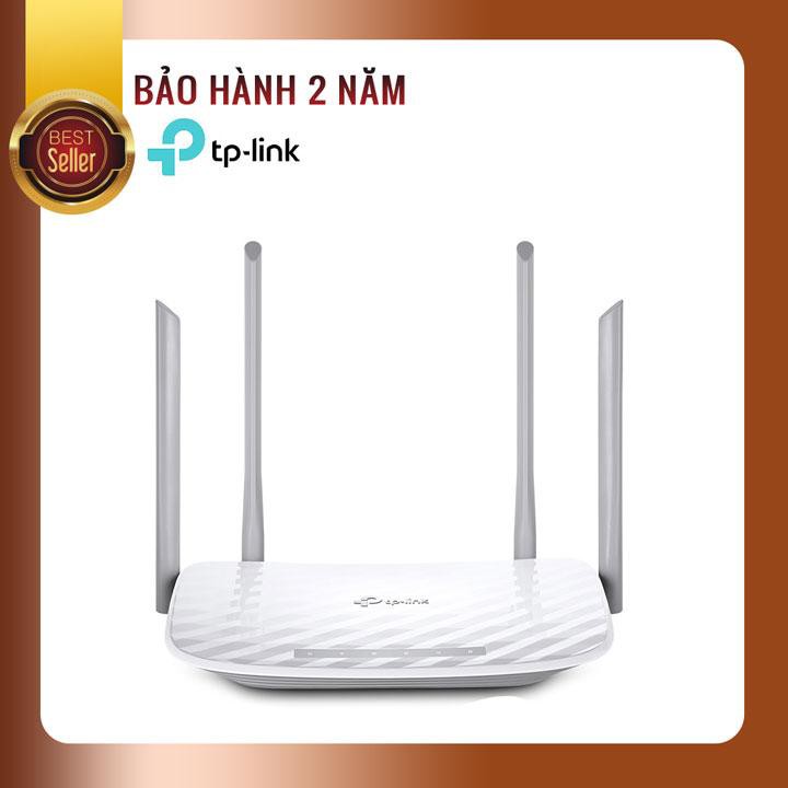 Archer C50 - Router Wi-Fi Băng Tần Kép AC1200, phát 2 sóng wifi song song 2.4G & 5G, Khỏe hơn, xa hơn, nhiều máy dùng