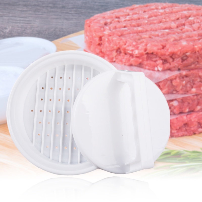 Khuôn Ép Thịt Hamburger Hình Tròn Chống Dính Tiện Dụng