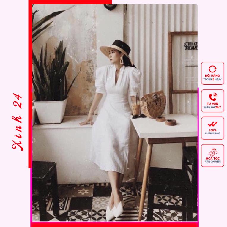 Đầm Váy Tay Phồng 3 Màu (Kèm Hình Thật) | BigBuy360 - bigbuy360.vn