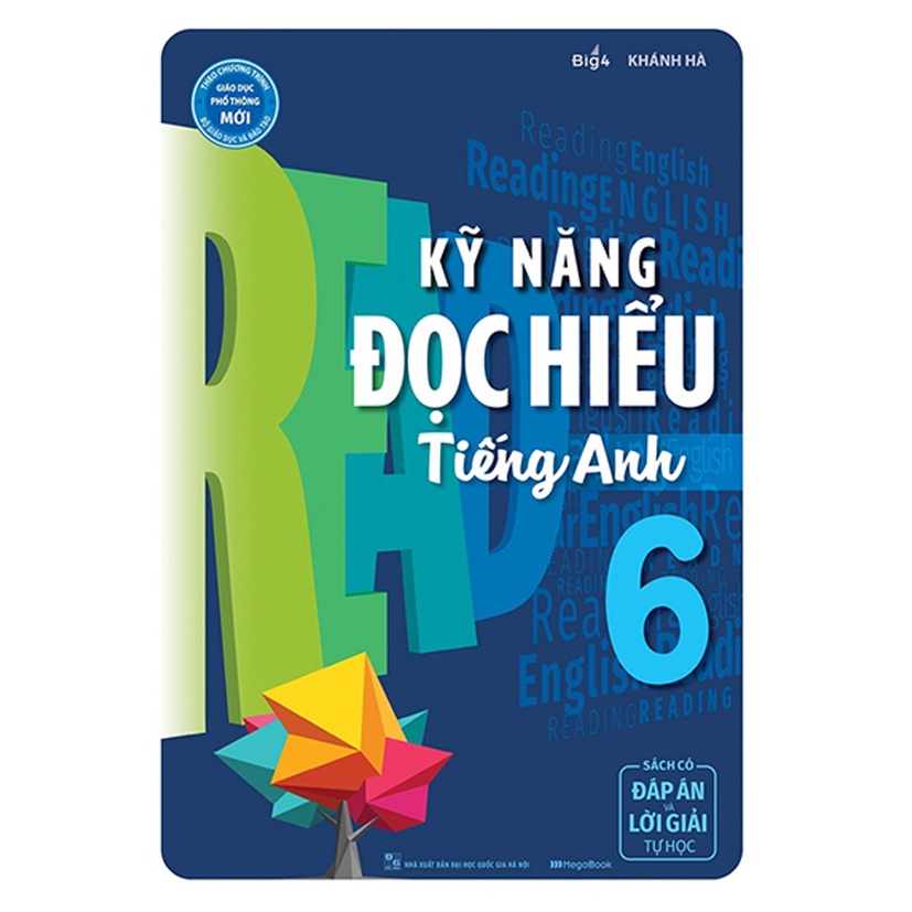 Sách Tham Khảo - Kỹ Năng Đọc Hiểu Tiếng Anh Lớp 6 - MEGA