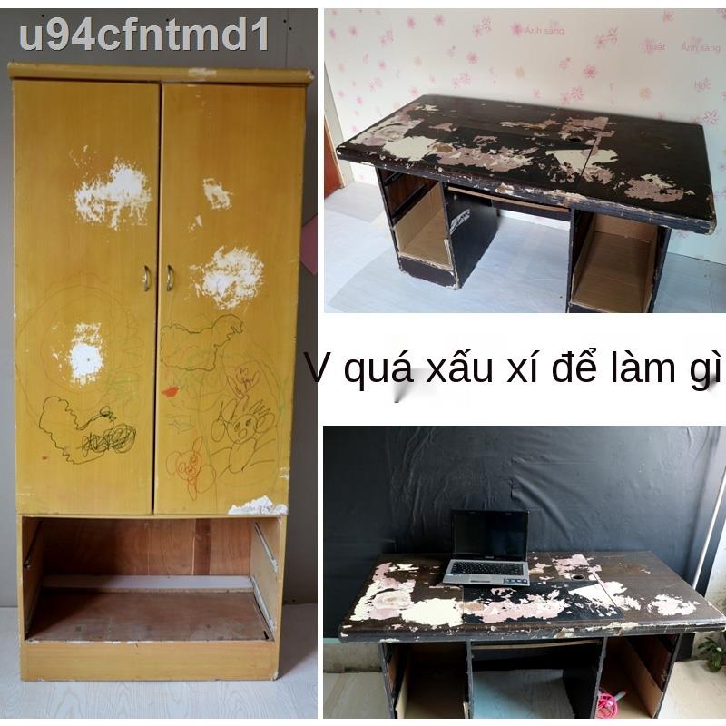 Dày không thấm nước đồ nội thất cũ đổi mới dán tự dính cửa nhà bếp quần áo tủ sách máy tính để bàn 3d âm thanh nổi giả v