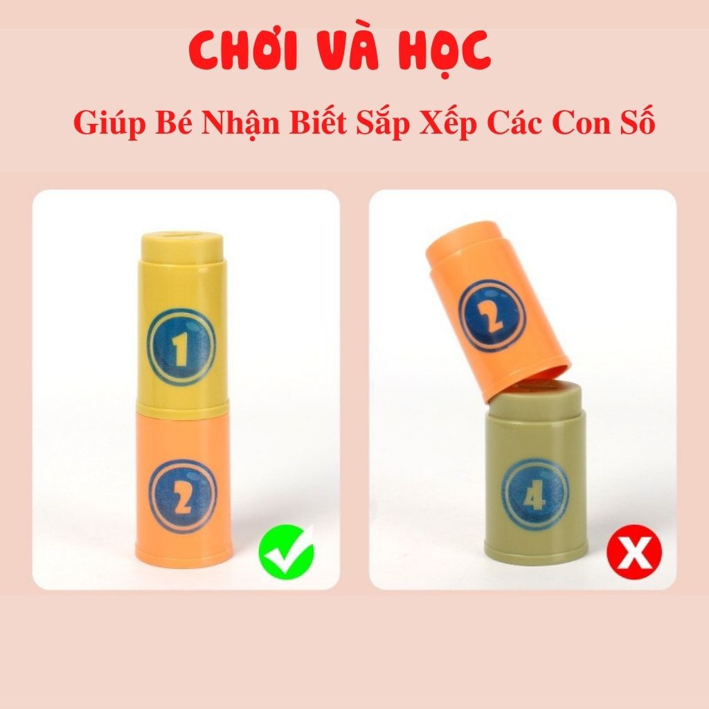 Đồ Chơi Tháp Ném Vòng Cho Bé Rèn Luyện Vận Động Tư Duy Sáng Tạo - ALokids Tb