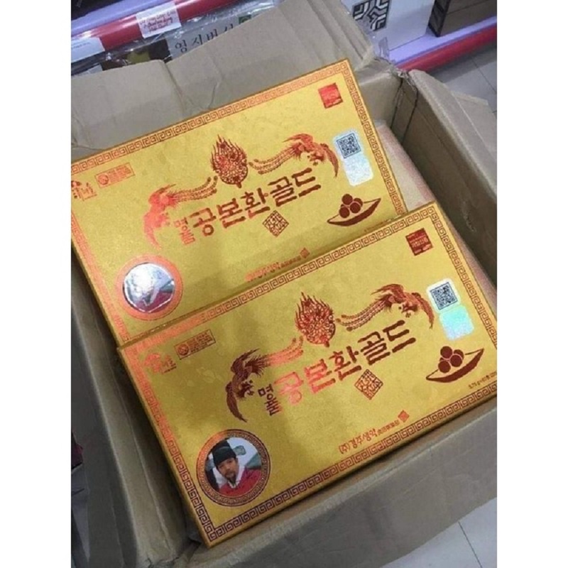 [ Hàng Chuẩn ] Viên Đông Trùng Hạ Thảo Gyeongju Hàn Quốc, Hộp Gỗ Vàng 60v * 3.75g, Cải Thiện Sinh Lý, Thông Khí Huyết