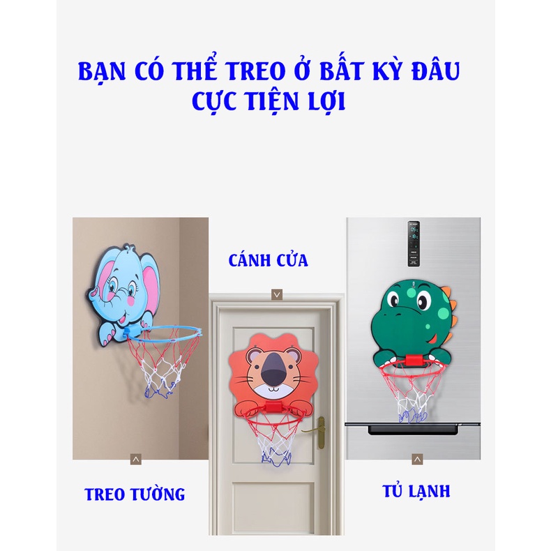 Bóng Rổ Treo Tường Cho Bé - Đồ chơi vận động cho bé