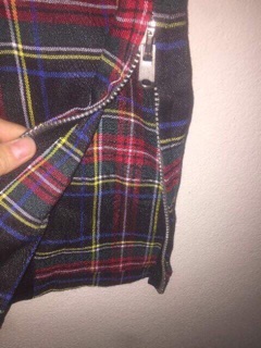 Quần plaid pant