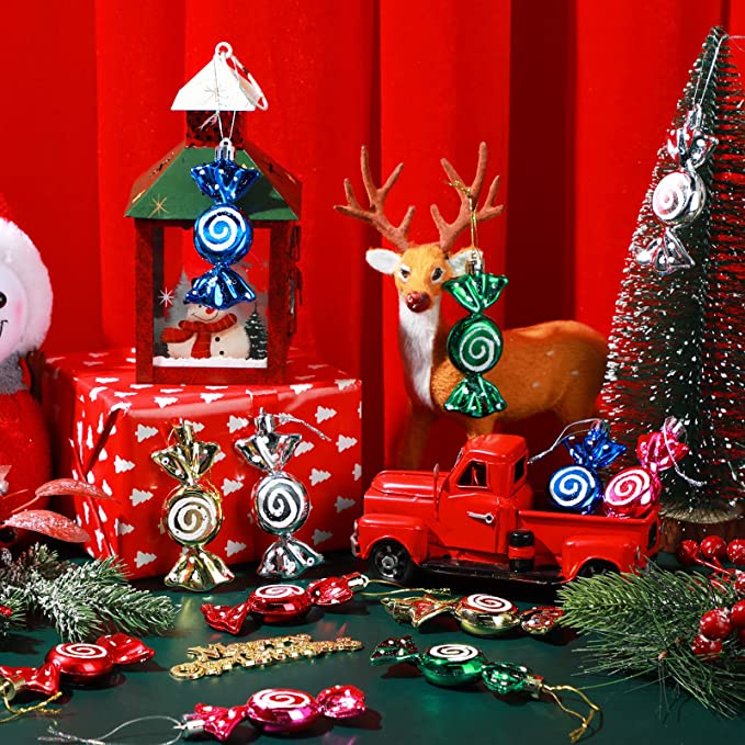 Set 6 Phụ Kiện Treo Trang Trí Cây Thông Noel Dễ Thương