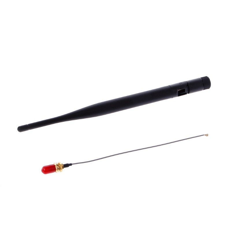 RP-SMA Male 868 MHz 5dBi Wireless Antenna Router Antenna+15cm RP SMA Female to IPX 1.13 Cable