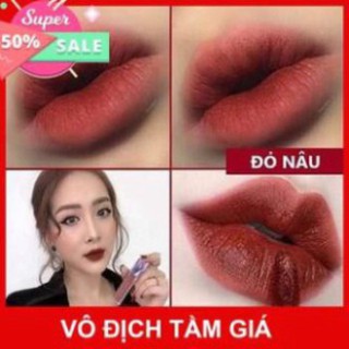 Son Black Rouge A06 ⚡️𝑯𝒂̀𝒏𝒈 𝑯𝒂𝒏𝒅𝒎𝒂𝒅𝒆⚡️ Màu Đỏ Gạch.