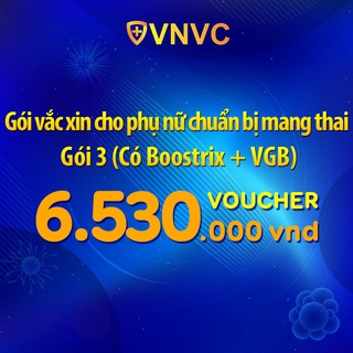 Toàn quốc [Voucher giấy] Gói vắc xin cho phụ nữ chuẩn bị mang thai tại VNVC  Gói 3 (Có Boostrix + VGB)