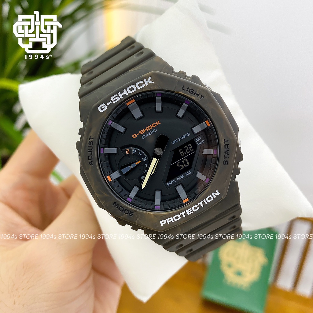 Đồng hồ nam Casio G-Shock GA-2100FR-5A chống va đập, chống nước 200m, hàng chính hãng