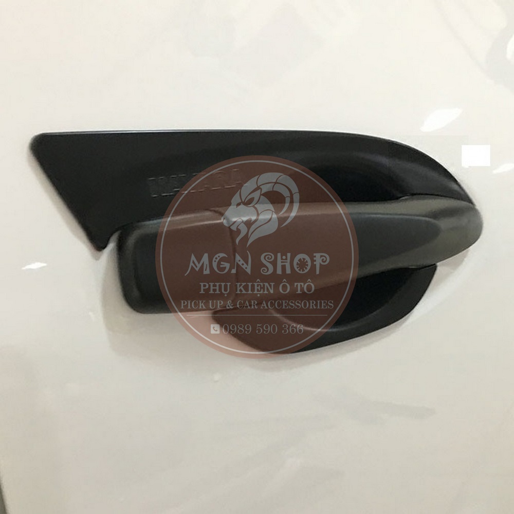 [Ốp tay nắm cửa] [Ốp hõm cửa] [Nissan Navara 2015 - 2021] [màu đen / màu bạc]