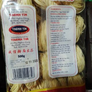 Mì trứng Thành T í n gói 500gram