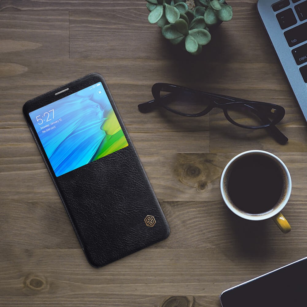 Bao da xiaomi redmi note 5 pro Nillkin Qin Series Leather