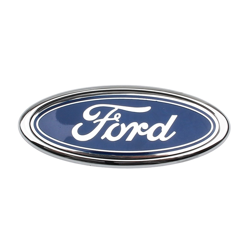 1 ❤ Logo Bằng Nhựa ABS 11.5CM*4.5 Dán Trang Trí Lưới Tản Nhiệt Trước Sau Xe Hơi Ford