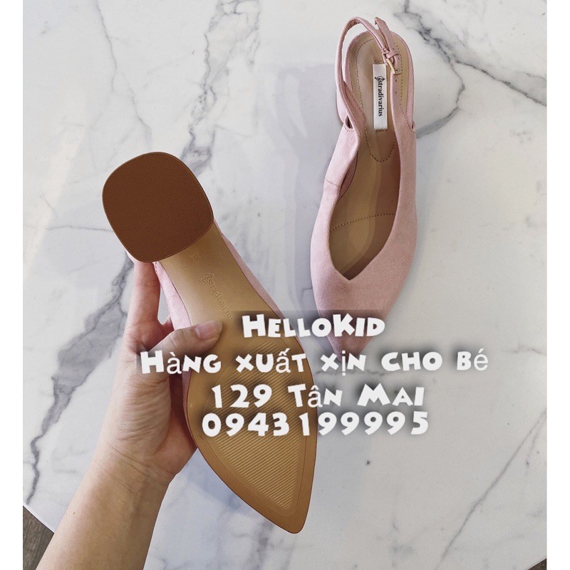 giày hồng 5 phân cho mẹ