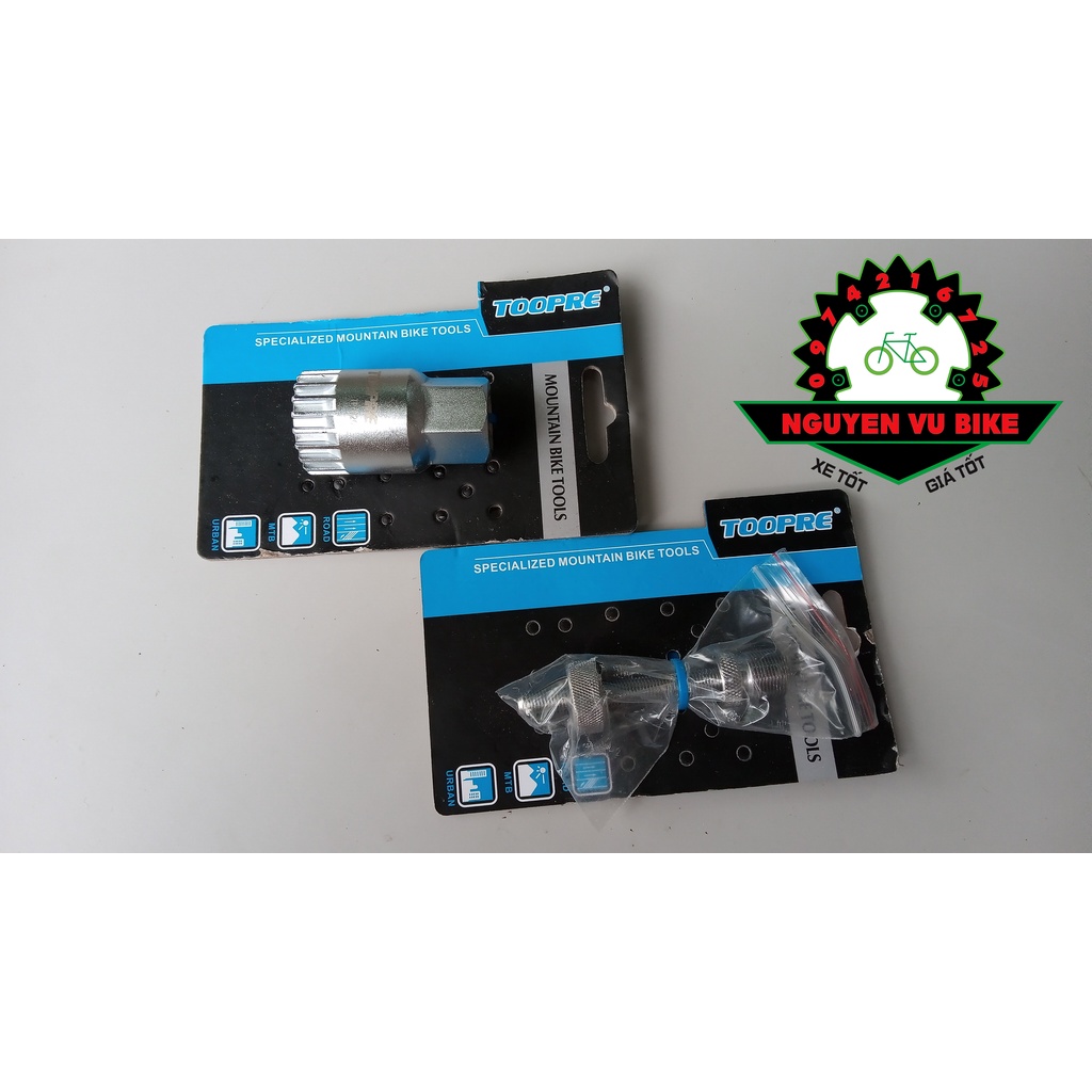 Cảo trụ giữa xe đạp cốt vuông cao cấp Toopre