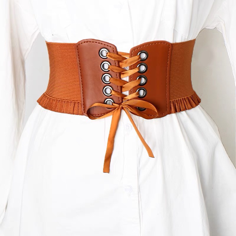 [ CÓ SẴN - FULLSIZE] Corset đai váy freesize khóa bấm Belt corset chun điệu cho nàng