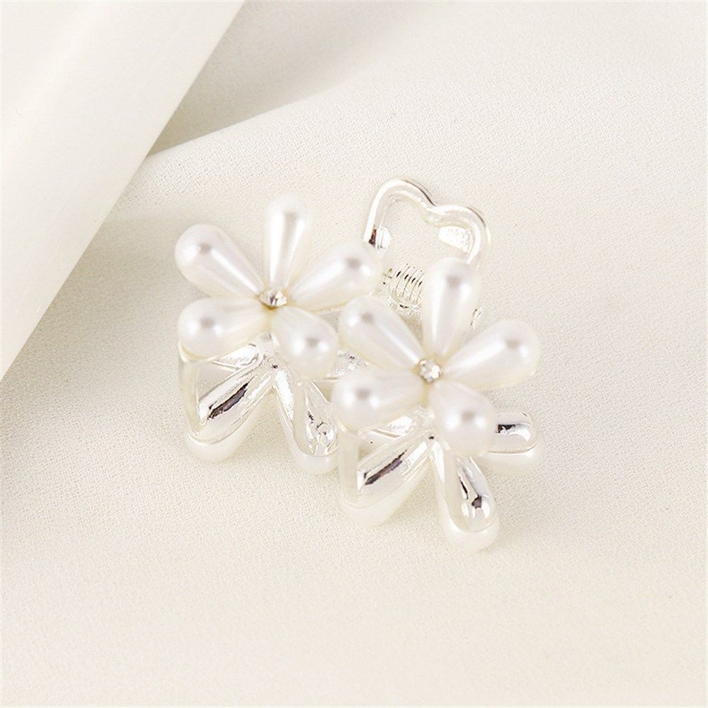 Kẹp Tóc Hình Hoa Đính Ngọc Trai Giả Bằng Hợp Kim Thời Trang Cho Nữ