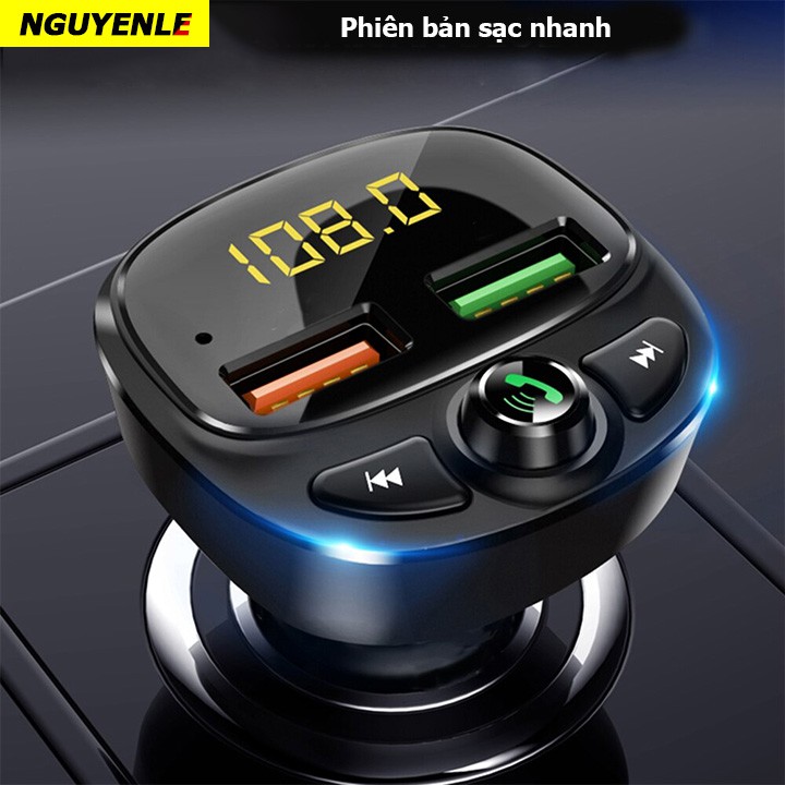 Tẩu sạc mp3 ô tô Hyundai sạc nhanh QC 3.0 HY-87 chính hãng